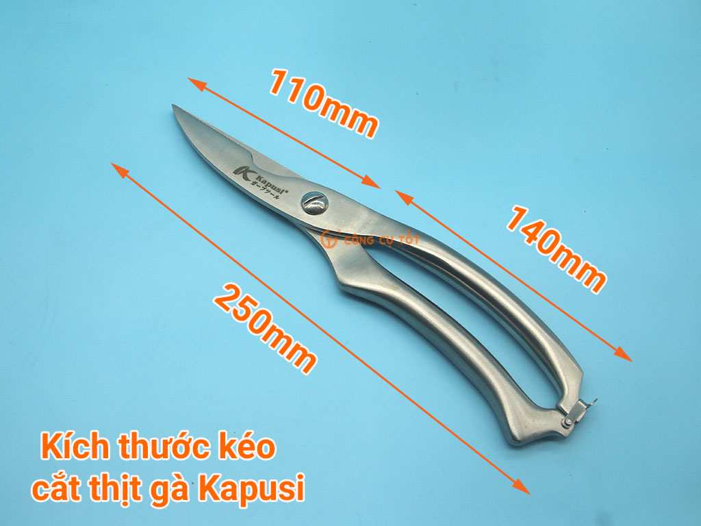 Hình ảnh 5 của mặt hàng KÉO CẮT THỨC ĂN KAPUSI k-8627 (25/100)