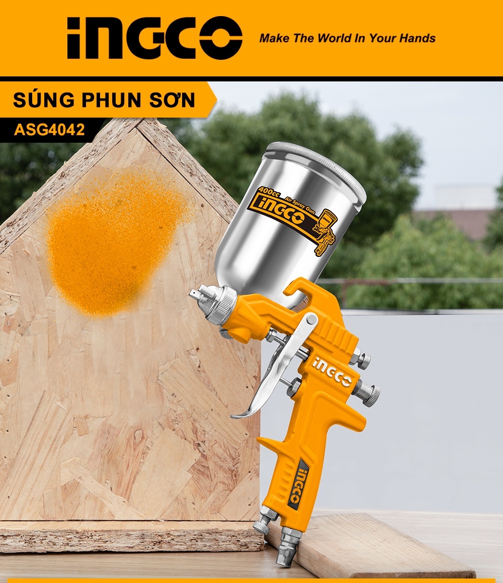 Hình ảnh 1 của mặt hàng Súng phun sơn 400cc