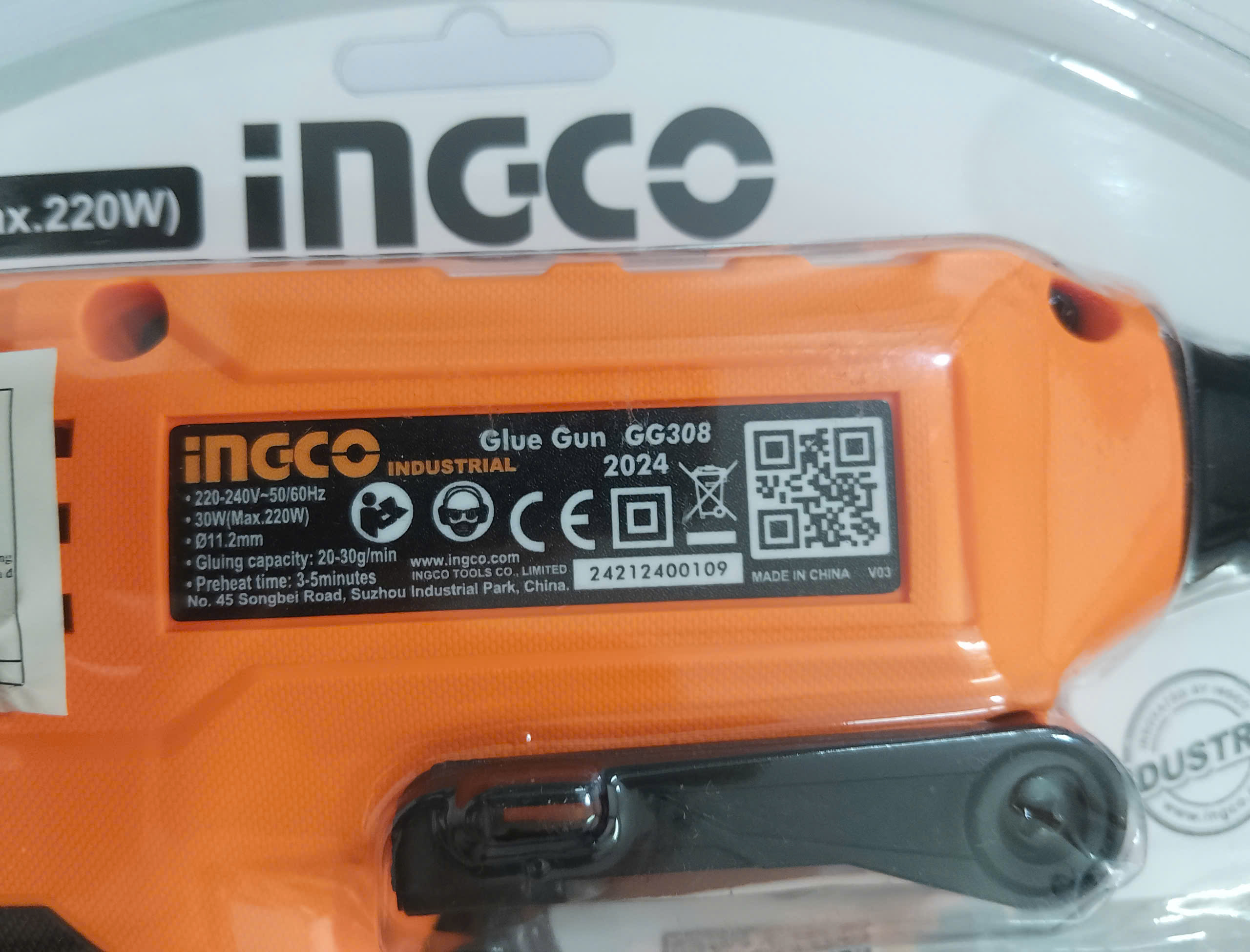 Hình ảnh 2 của mặt hàng Súng bơm keo 30W(220W)
