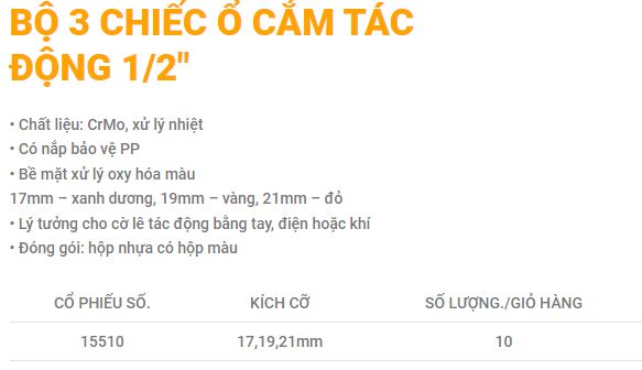 Hình ảnh 1 của mặt hàng BỘ TUÝP BỘC NHỰA PP 1/2 (CÔNG NGHIỆP) 3 MÓN