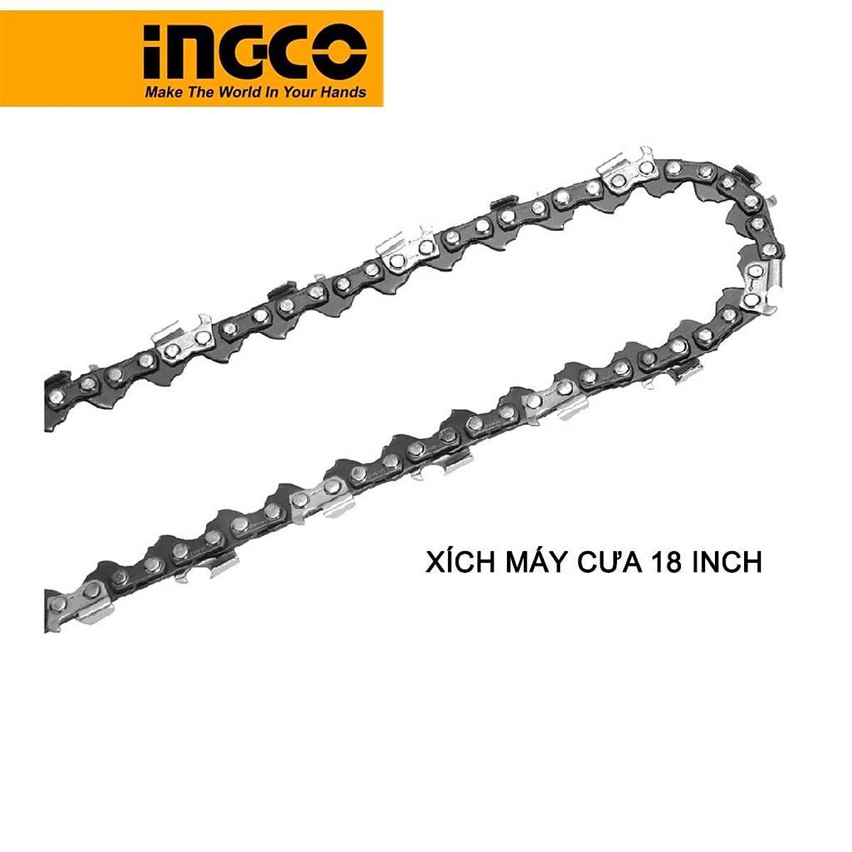 Hình ảnh 2 của mặt hàng Xích máy cưa 18 inch Ingco AGSC51801