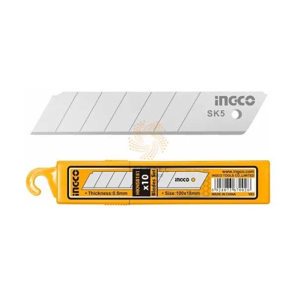 Hình ảnh 2 của mặt hàng Bộ 10 lưỡi dao Ingco
