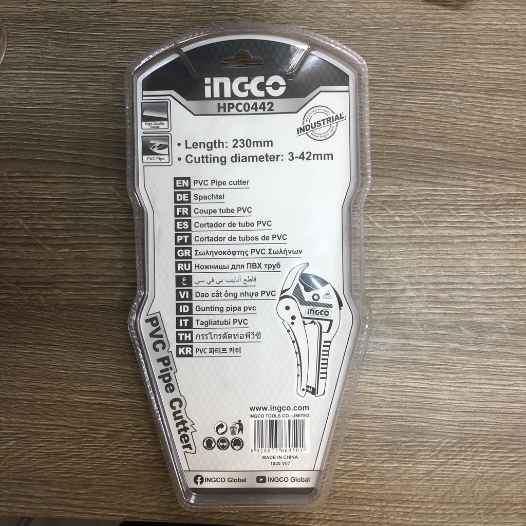 Hình ảnh 3 của mặt hàng Dao cắt ống nhựa PVC Ingco