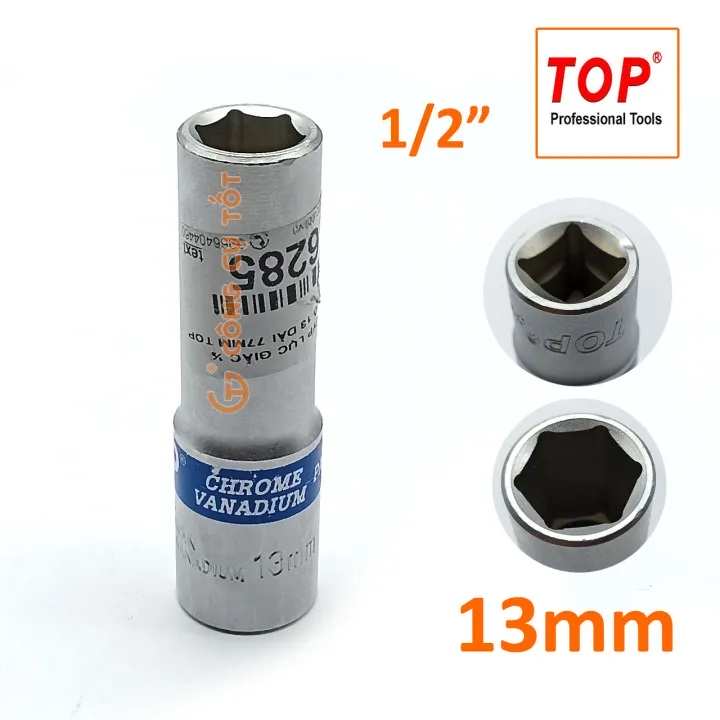 Hình ảnh 10 của mặt hàng ĐẦU TÍP ĐỨC DÀI  1/2"  TOP  ( LỤC ) 12mm TSB-D12M