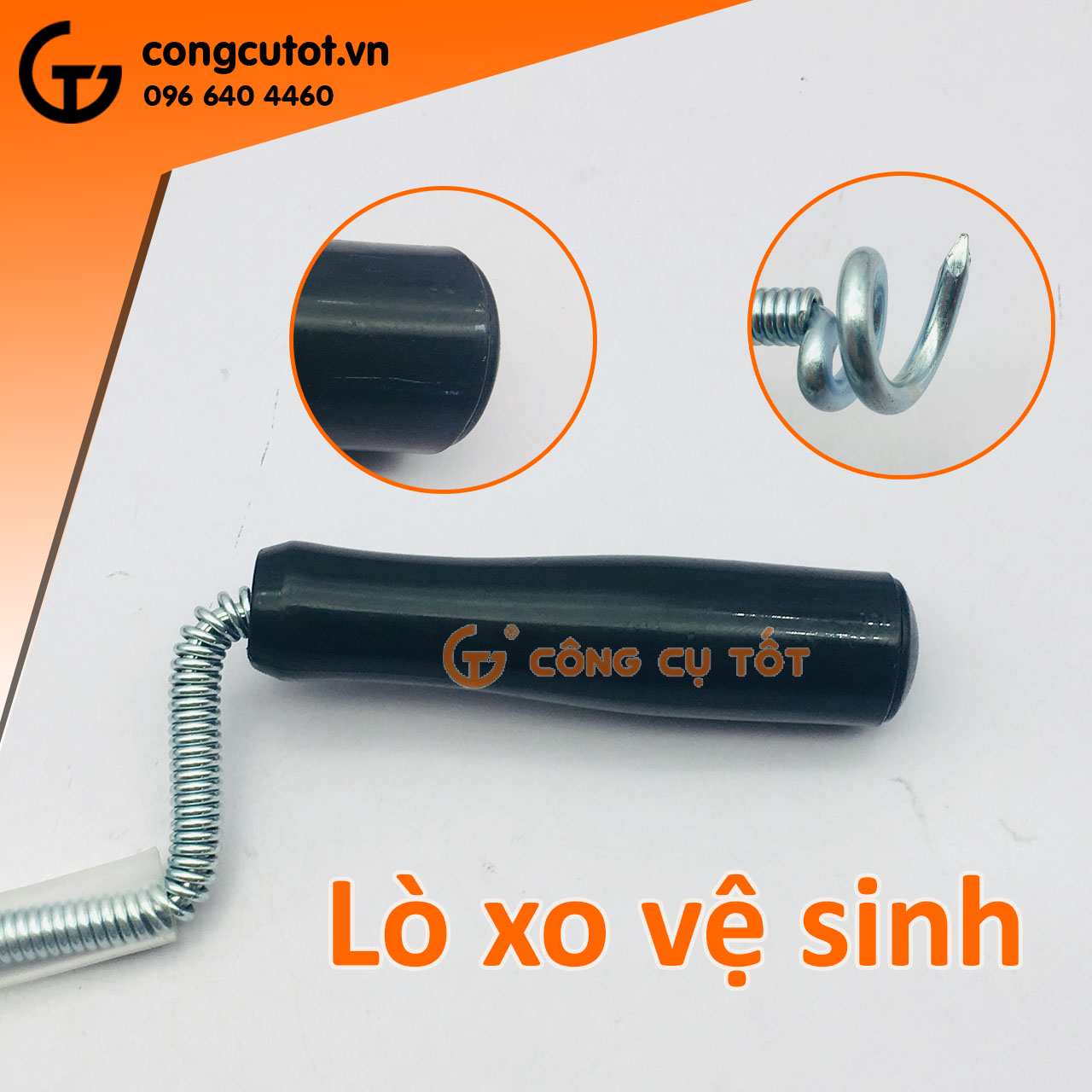 Hình ảnh 16 của mặt hàng Dây lò xo vệ sinh 5m TOLSEN 50101