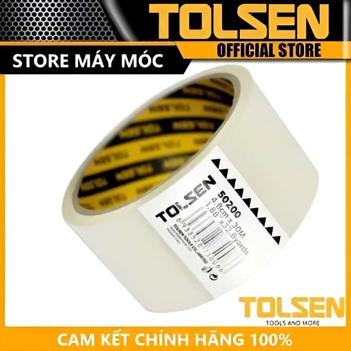 Hình ảnh 4 của mặt hàng Băng keo trong 30m TOLSEN 50200