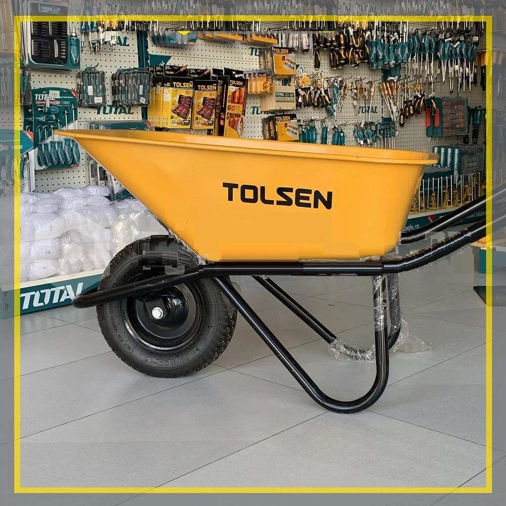 Hình ảnh 2 của mặt hàng Xe rùa bánh vàng 150kg - 65l TOLSEN 62627