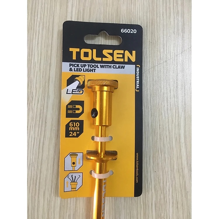 Hình ảnh 5 của mặt hàng Dụng cụ gấp vật dụng có đèn 610mm TOLSEN 66020