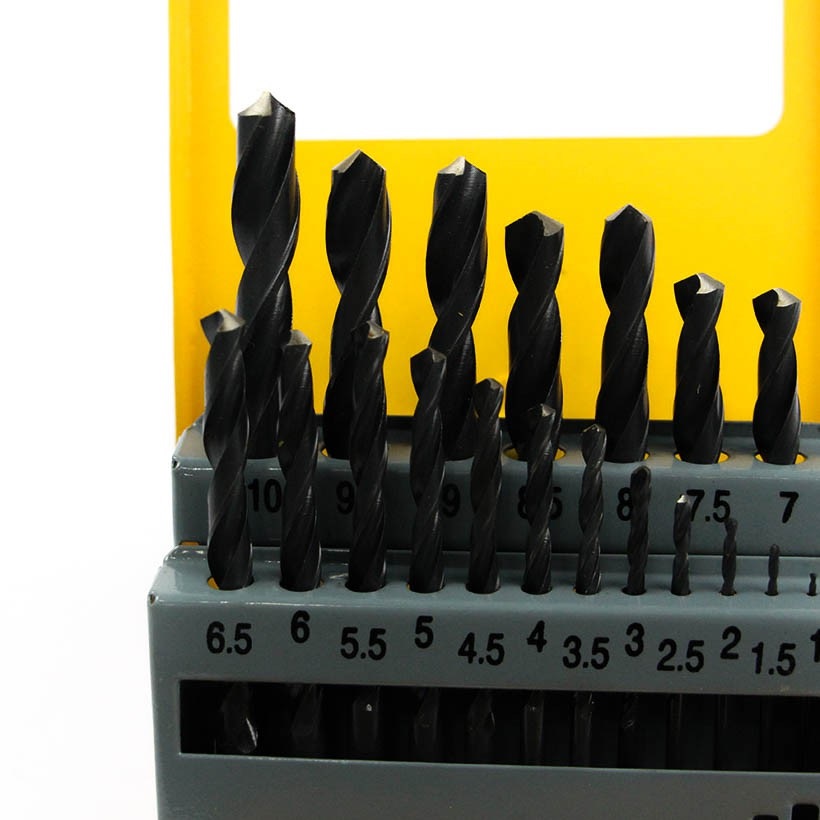 Hình ảnh 4 của mặt hàng Bộ khoan sắt 19 cây hss (công nghiệp) TOLSEN 75081