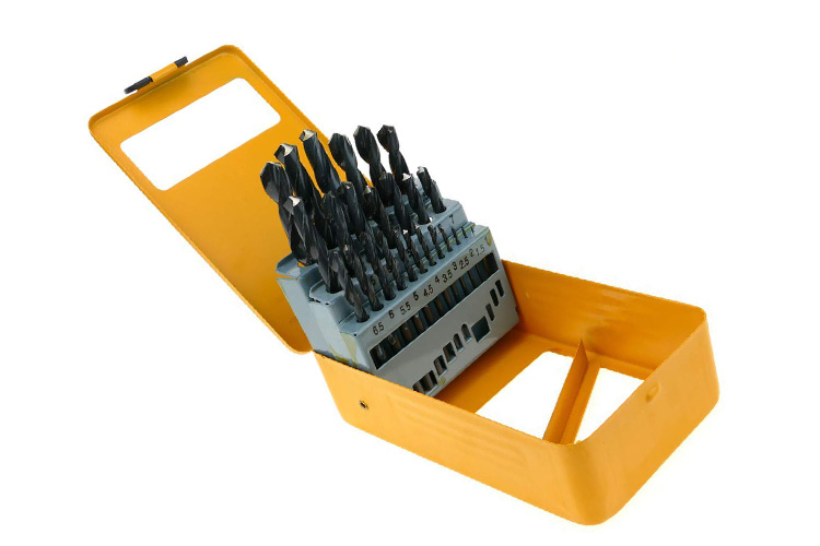 Hình ảnh 4 của mặt hàng Bộ khoan sắt 25 cây hss (công nghiệp) TOLSEN 75082