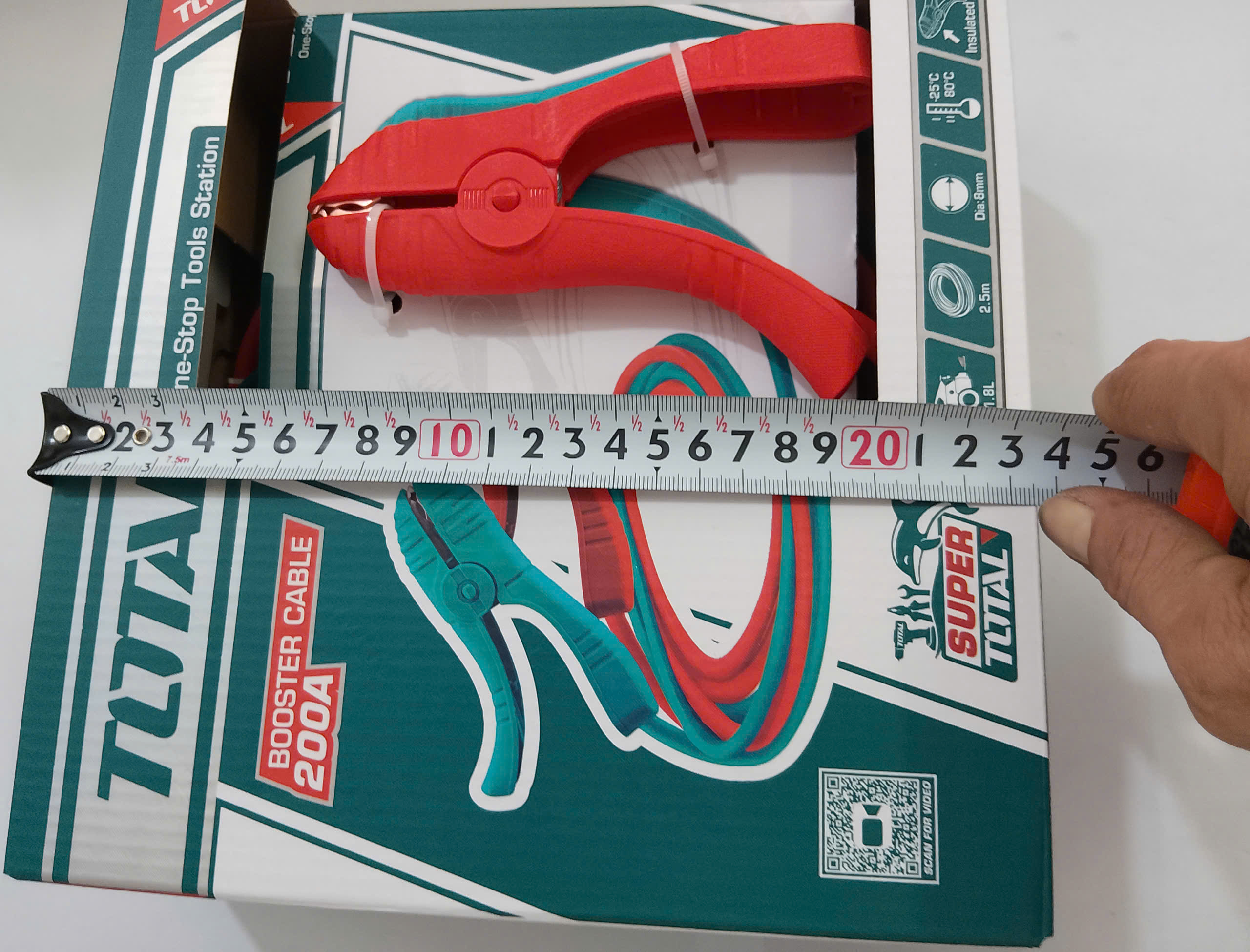 Hình ảnh 4 của mặt hàng Dây Cáp Sạc Bình 200AMP Total