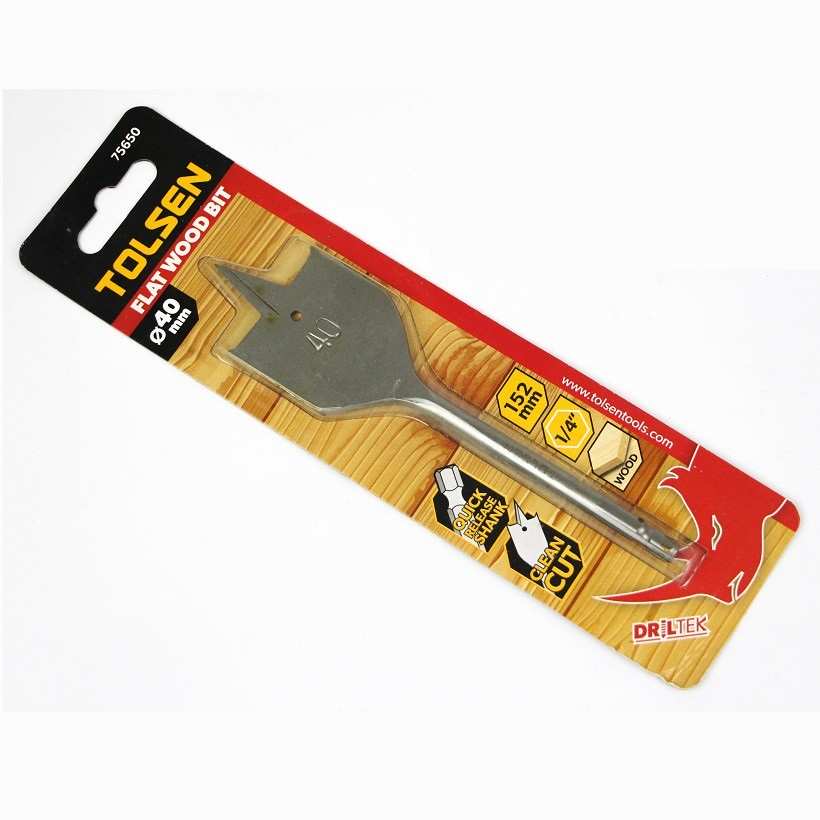 Hình ảnh 5 của mặt hàng Mũi khoan gỗ nhanh 40mm TOLSEN 75650