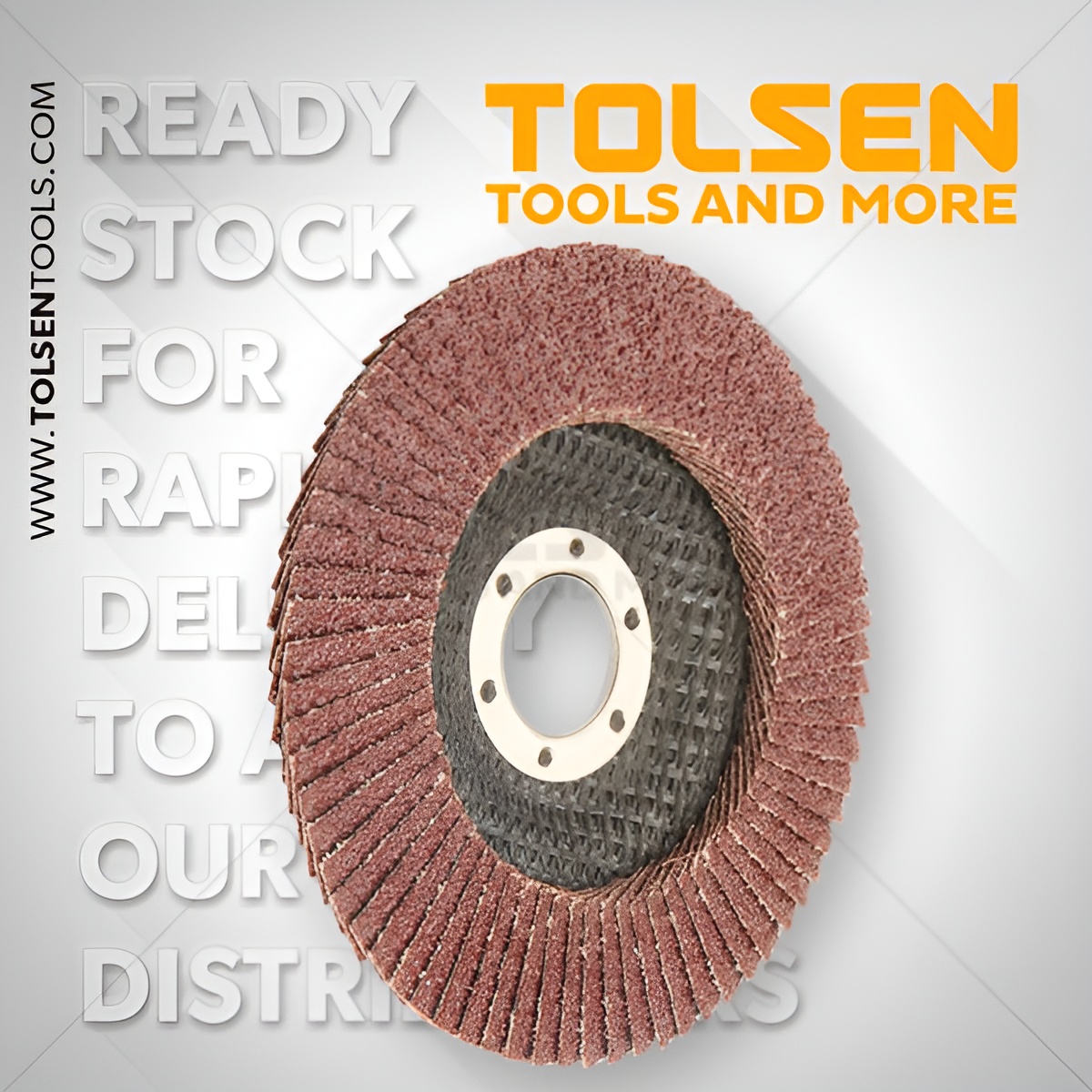 Hình ảnh 1 của mặt hàng Nhám xếp cho sắt và gỗ 125mm*40# TOLSEN 77221