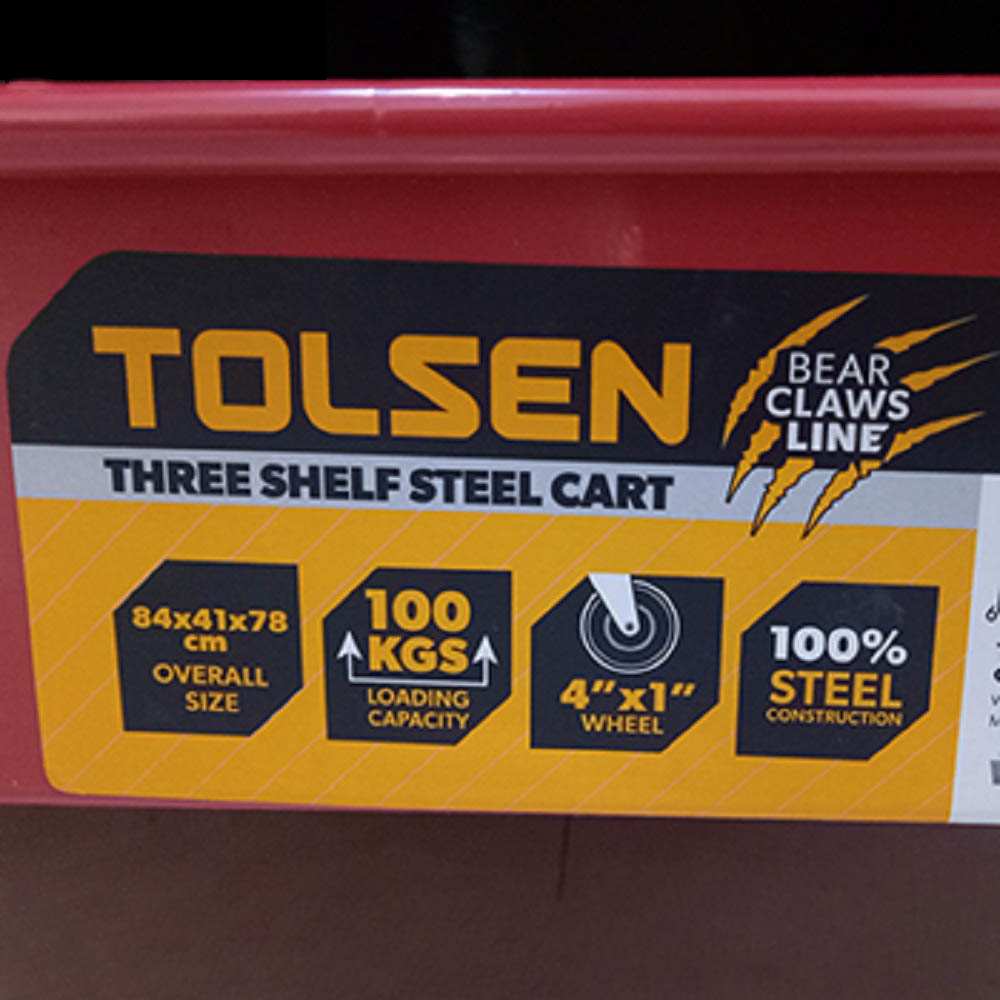 Hình ảnh 3 của mặt hàng Kệ đựng dụng cụ 3 tầng sắt TOLSEN 80221