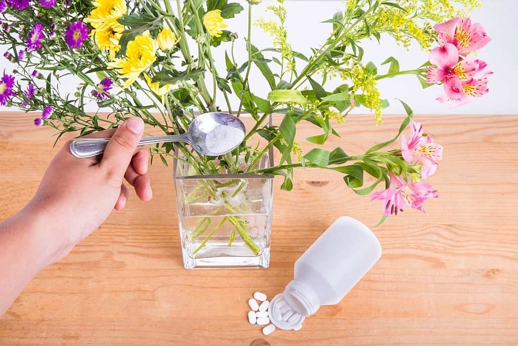 Aspirin cũng là một trong những cách để hoa lâu tàn hơn