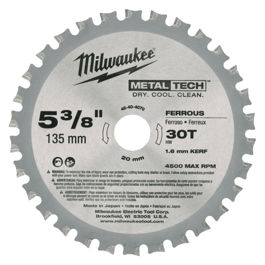 Lưỡi máy cưa đĩa cắt kim loại - Milwaukee Tool Vietnam