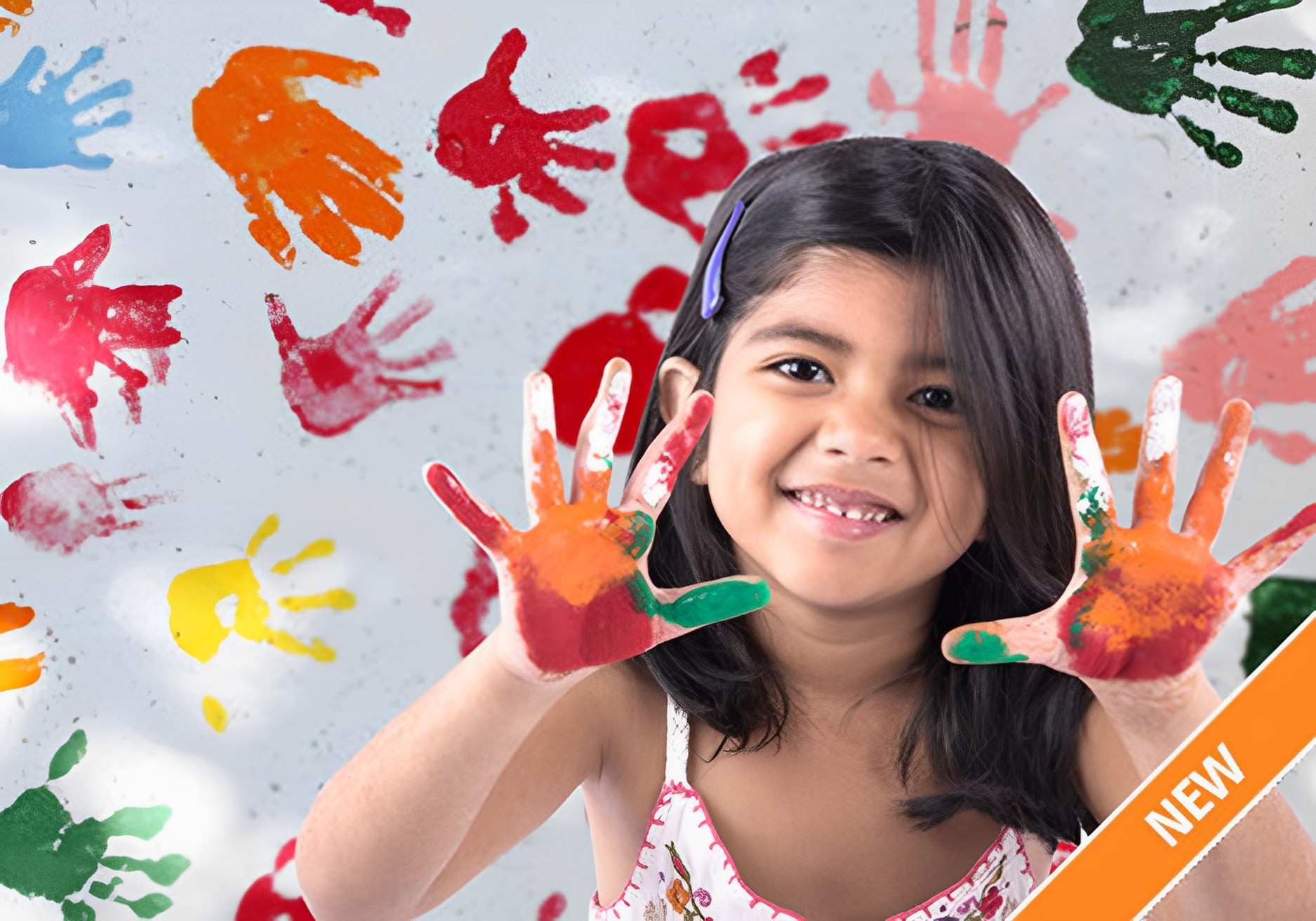 Vẽ ngón tay cho trẻ em.