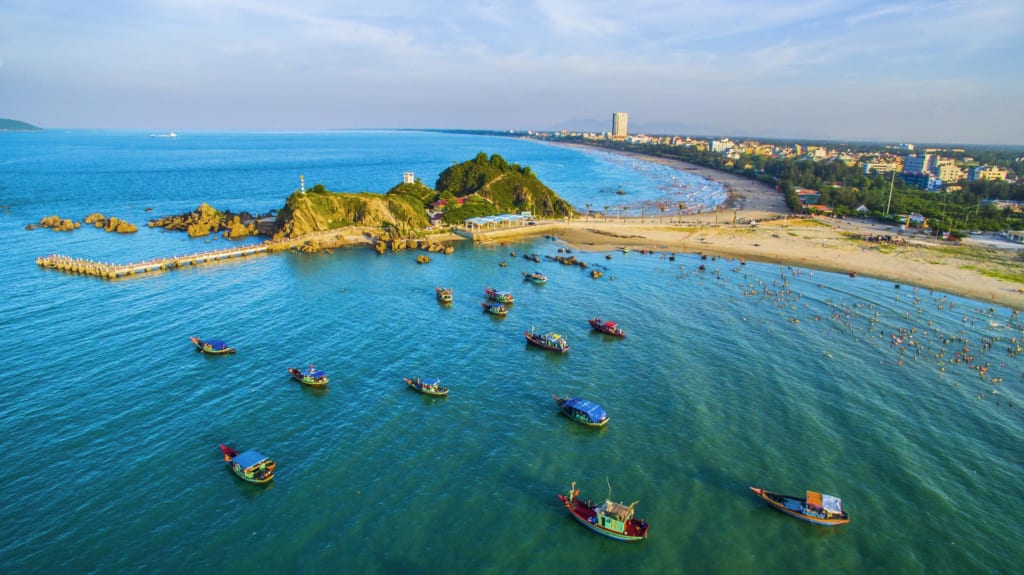 Bãi biển Cửa Lò - Nghệ An_ nguồn UBND tỉnh Nghệ An
