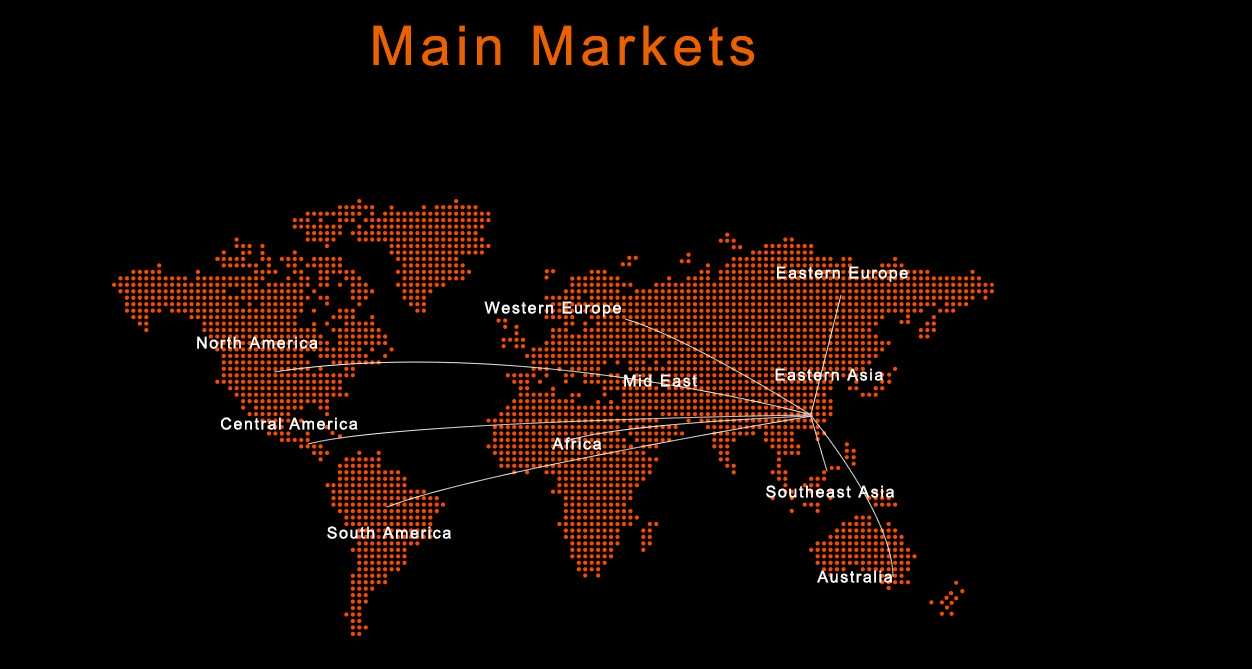 Mạng lưới bán hàng của Asaki khắp thế giới