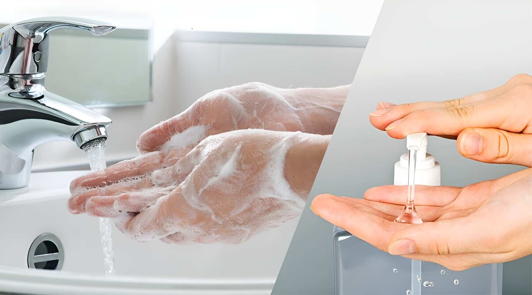 Rửa tay hoặc khử trùng khi sử dụng dụng cụ.