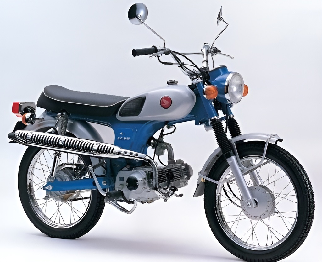 Chiếc honda 67 đã được thay thế một số phụ tùng(pinterest)