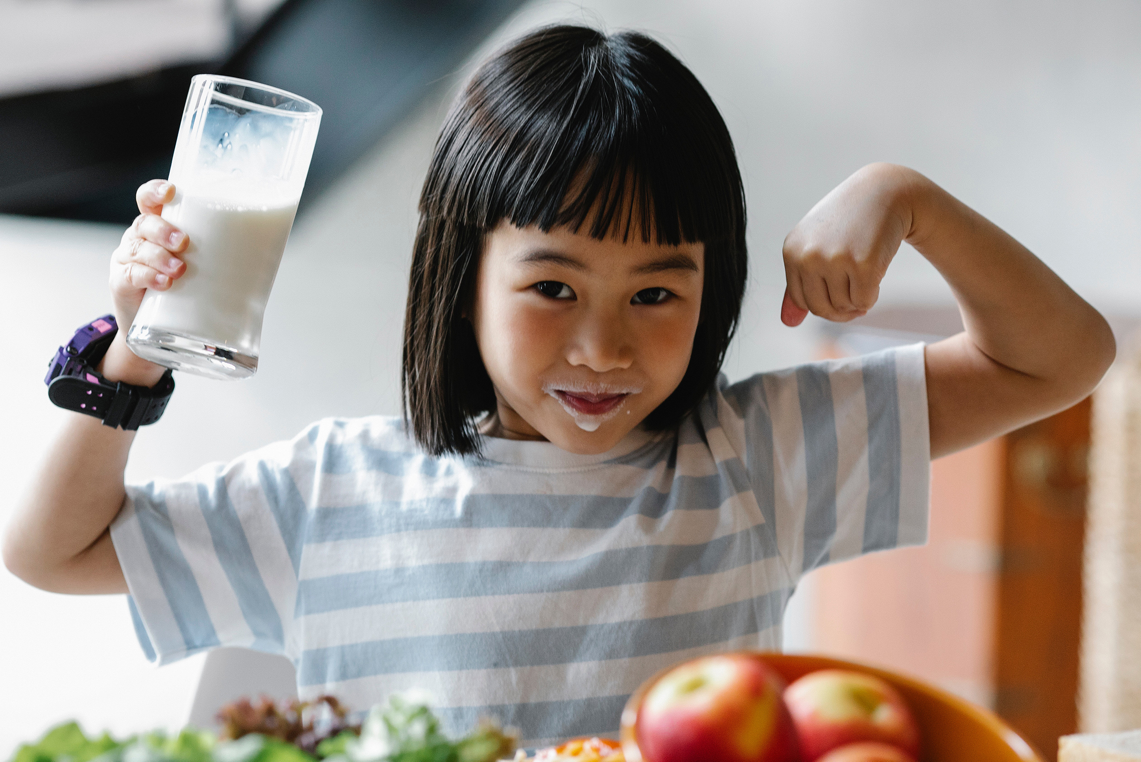Sữa hạt tăng cường hệ miễn dịch cho trẻ nhỏ