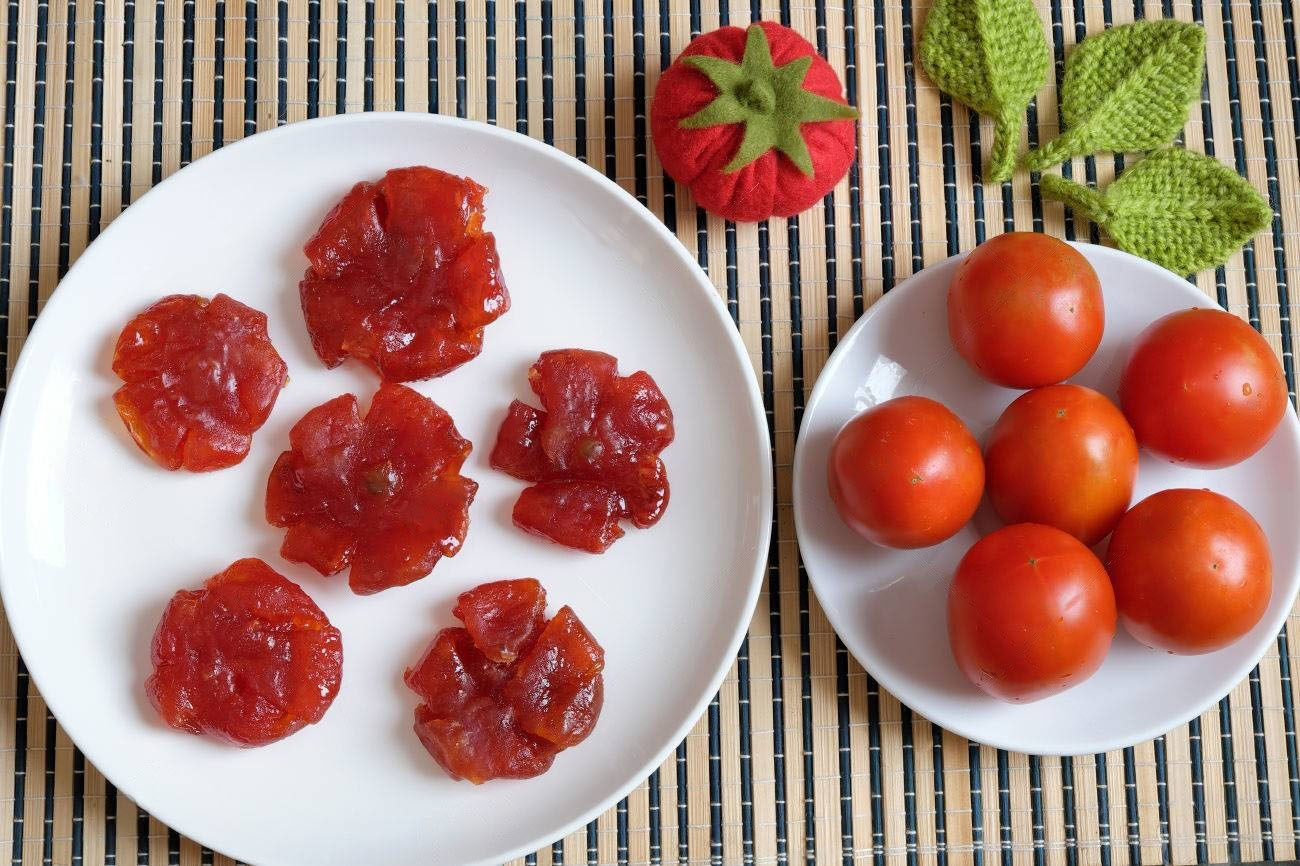 Chế biến mứt cà chua truyền thống có vôi và phèn - GS Đường Hồng Dật