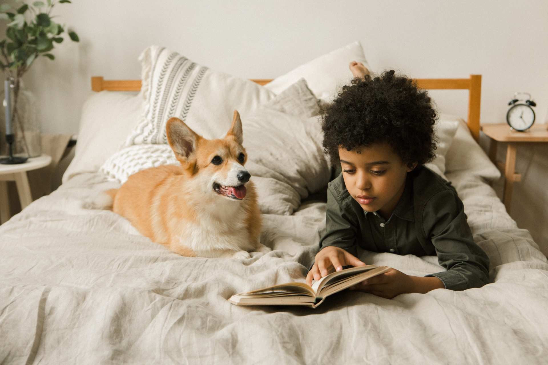 ​Trẻ em đọc sách về động vật