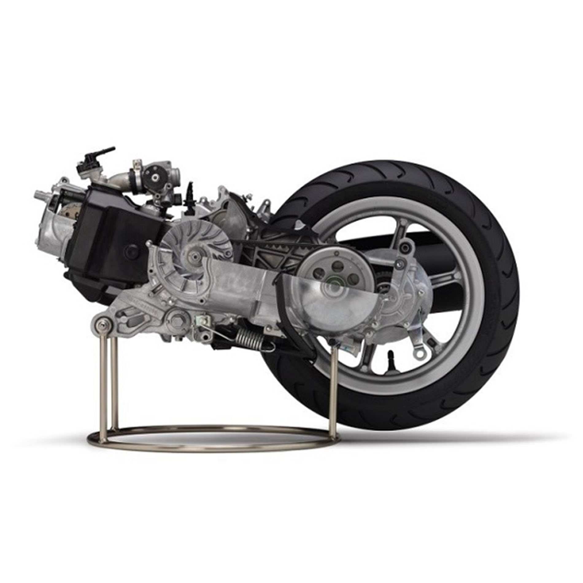 Động cơ đốt trong kiểu pittong được sử dụng trên hầu hết các loại xe gắn máy, xe moto hiện nay