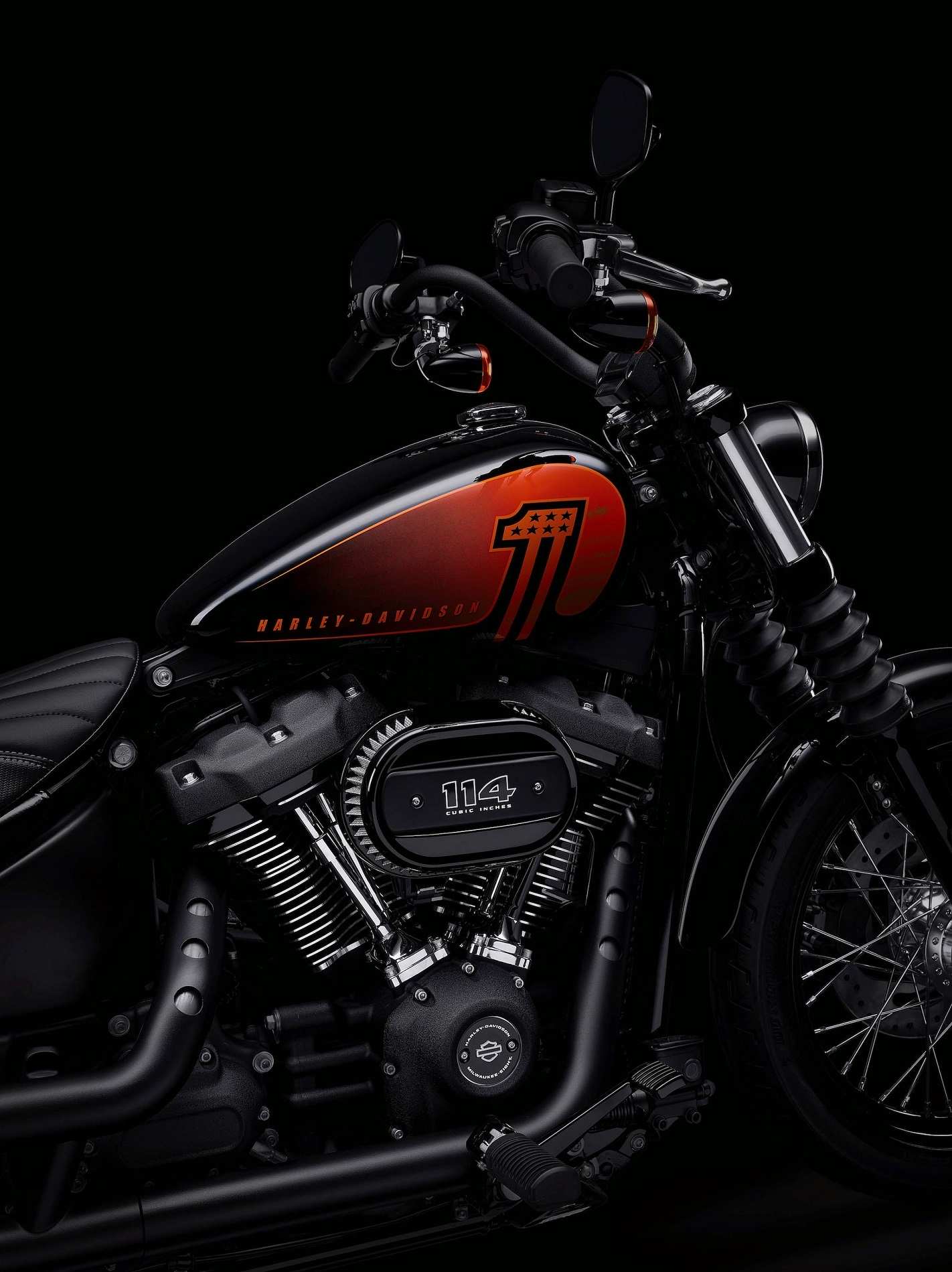 Họa tiết số 1 đầy cá tính của Harley-Davidson Street Bob 114