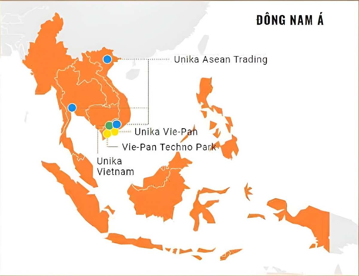 Mạng lưới bán hàng khắp Đông Nam Á