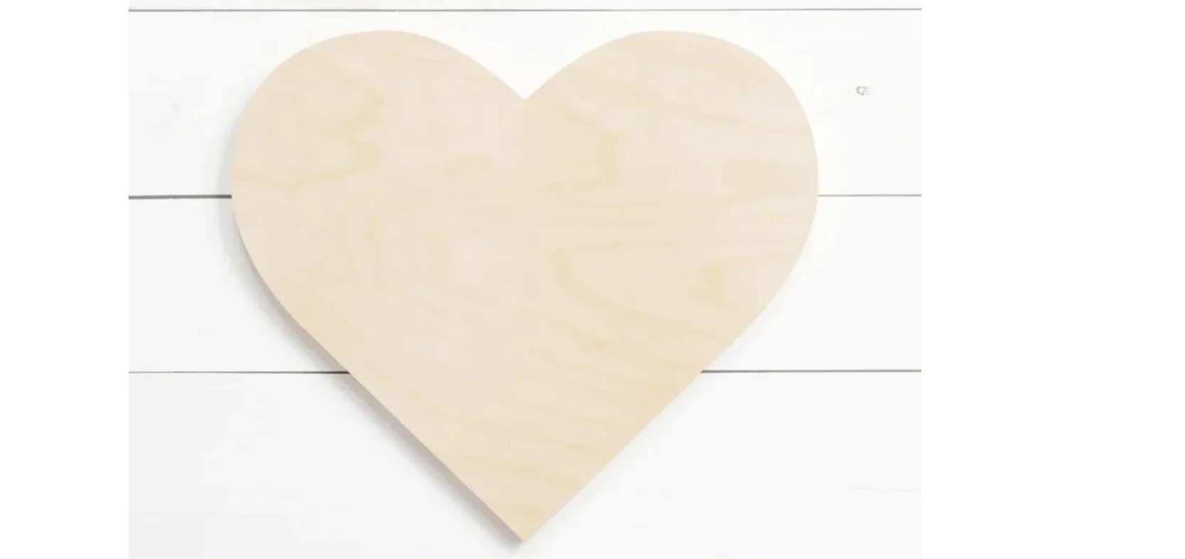 Trái tim bằng gỗ