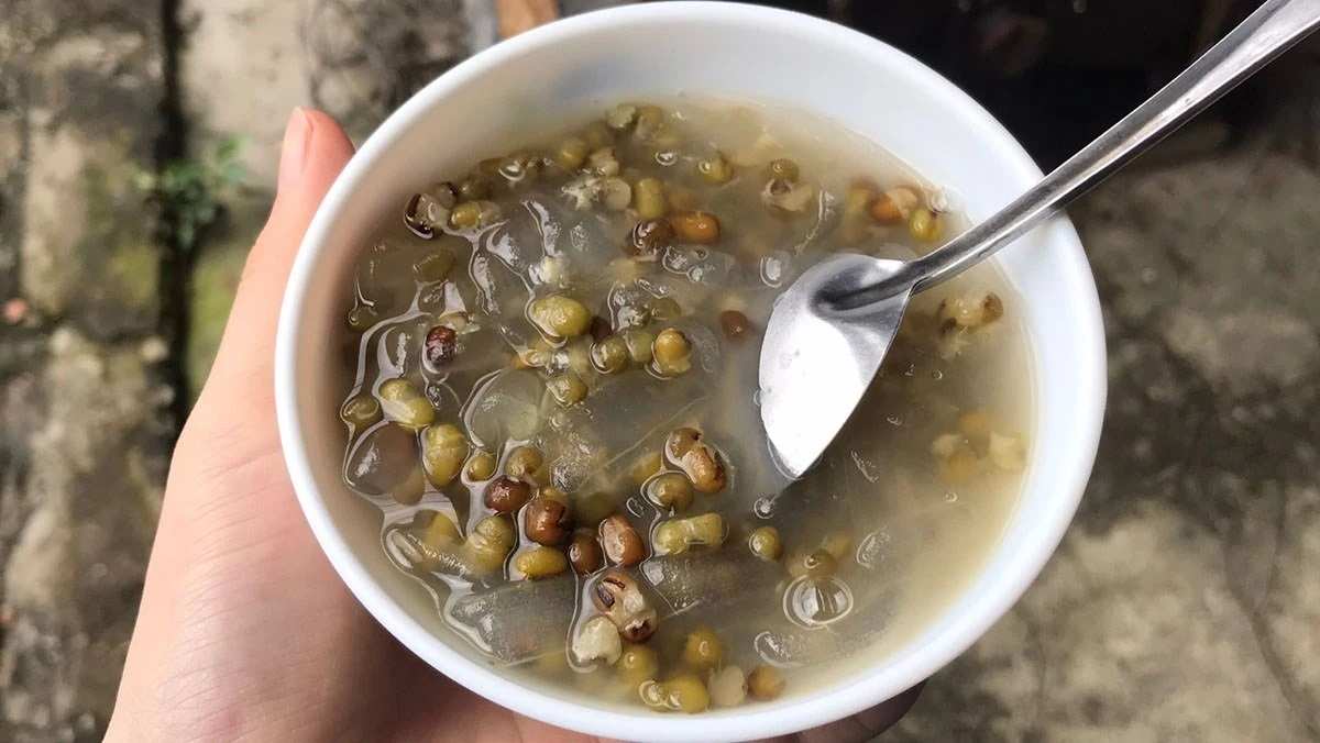 Chè đậu xanh nha đam