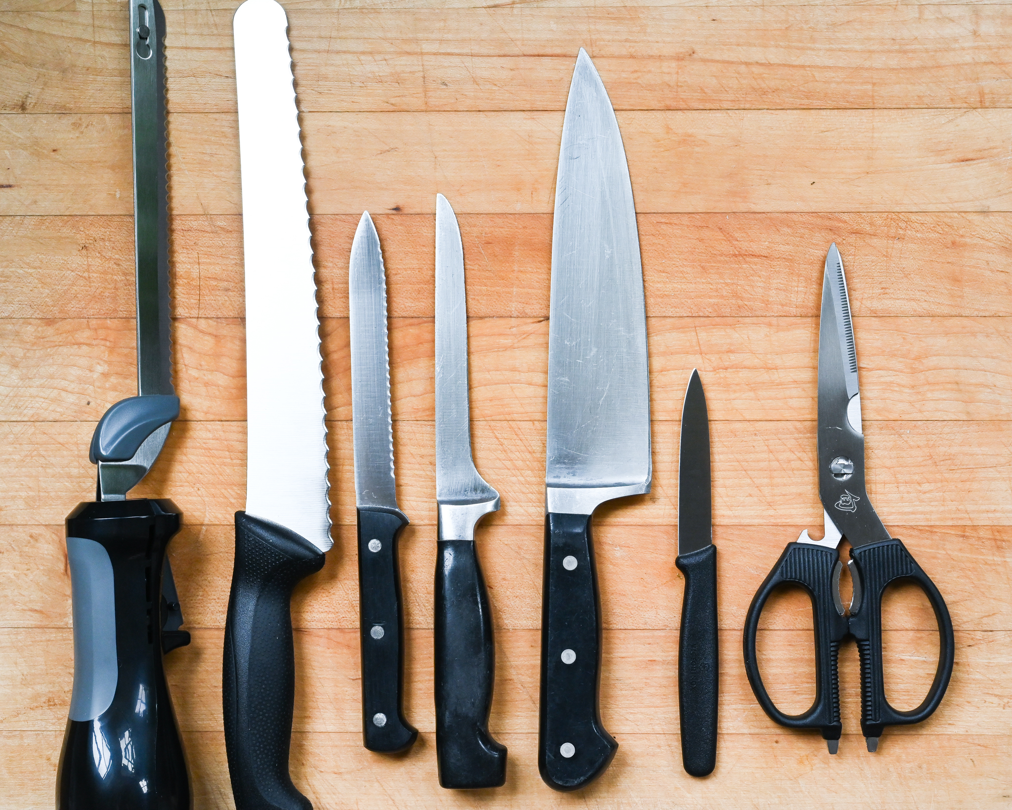 Các loại dao khác nhau và nhu cầu mài sắc của chúng