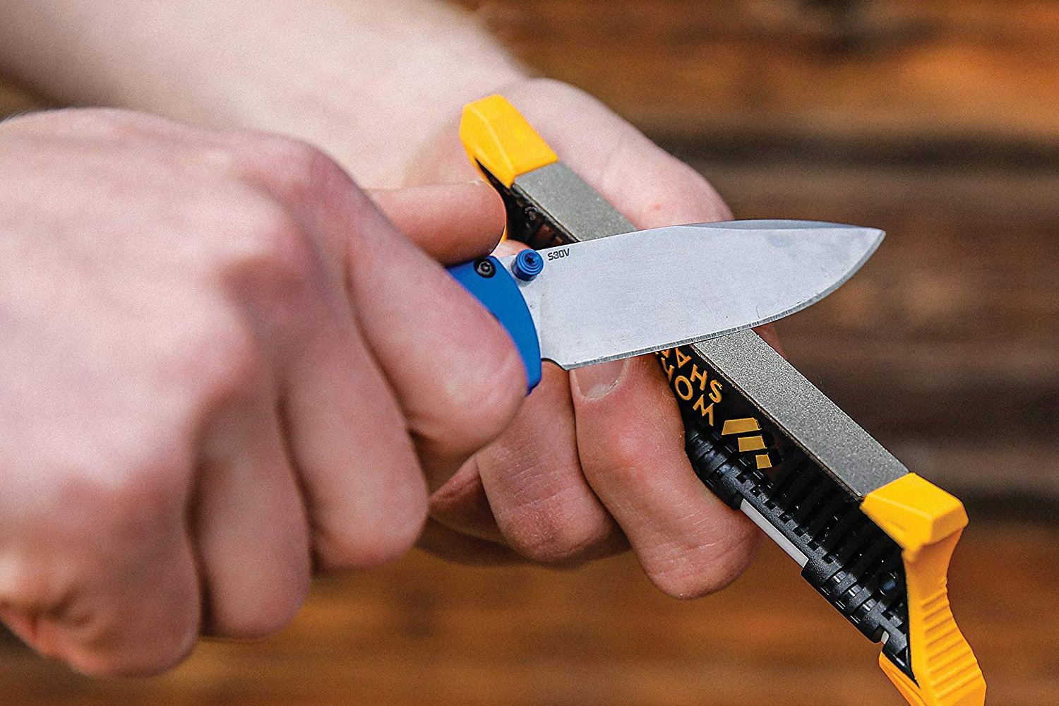 Dụng cụ mài dao bỏ túi (Pocket Knife Sharpener)