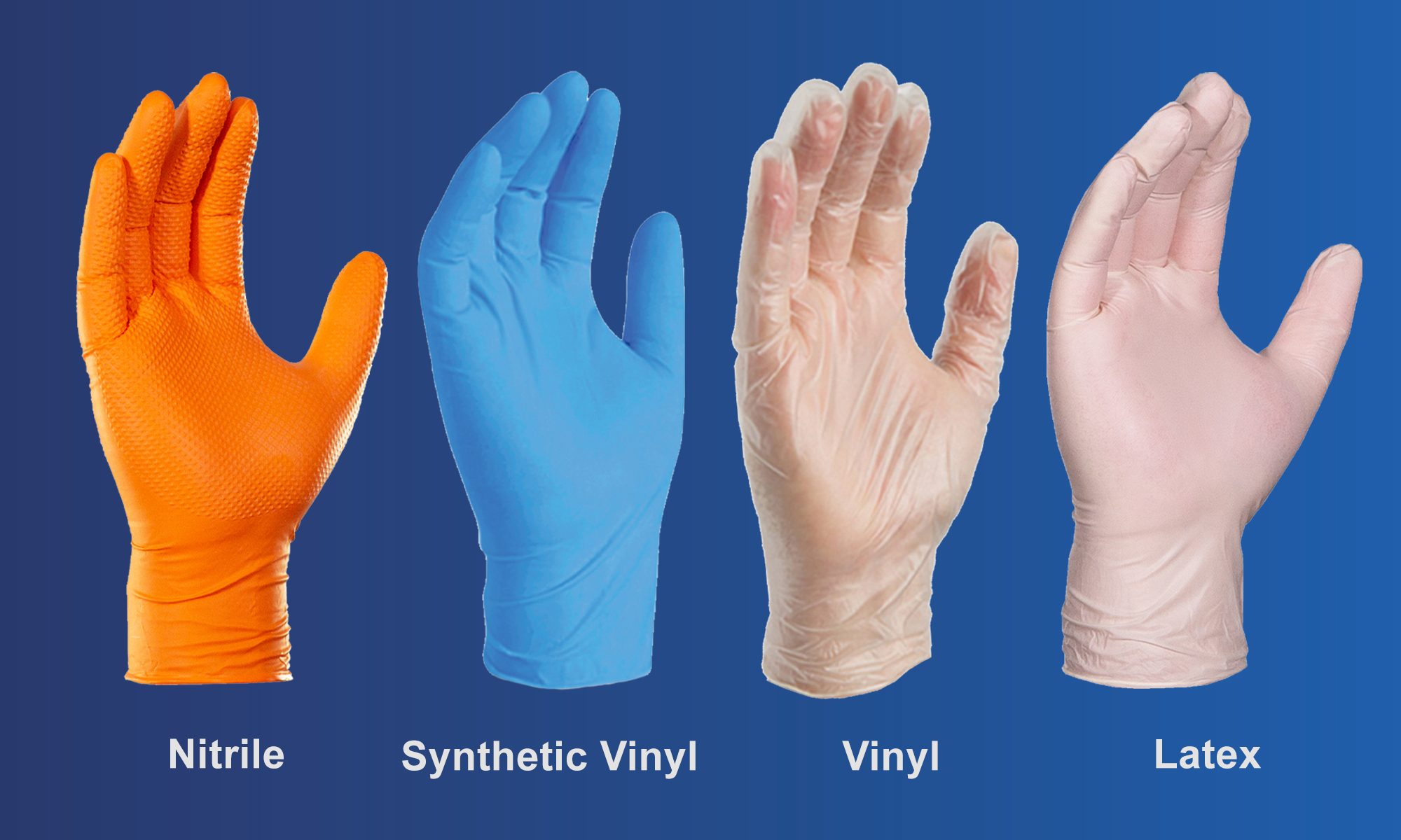 Găng tay phẫu thuật được làm từ Vinyl khi so với các chất liệu khác