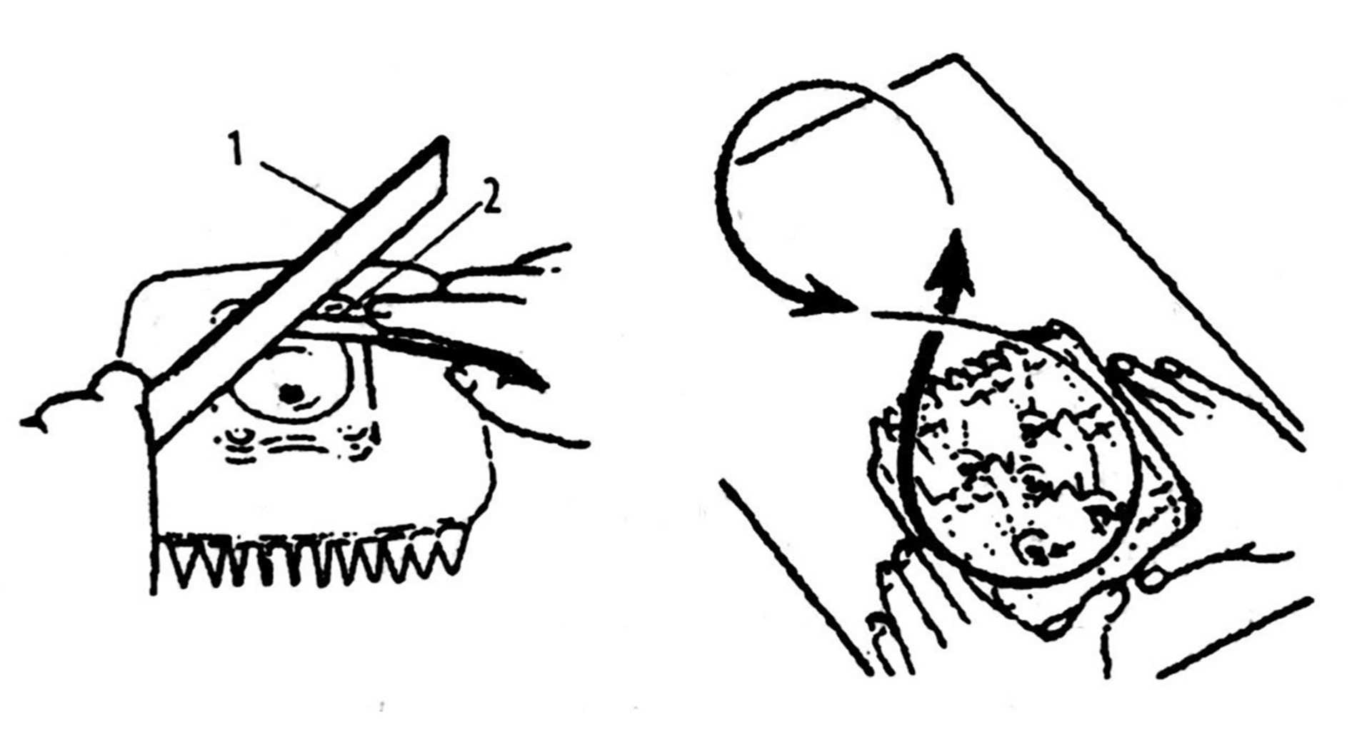 Hình 3-6: Kiểm tra độ biến dạng của đầu xi lanh