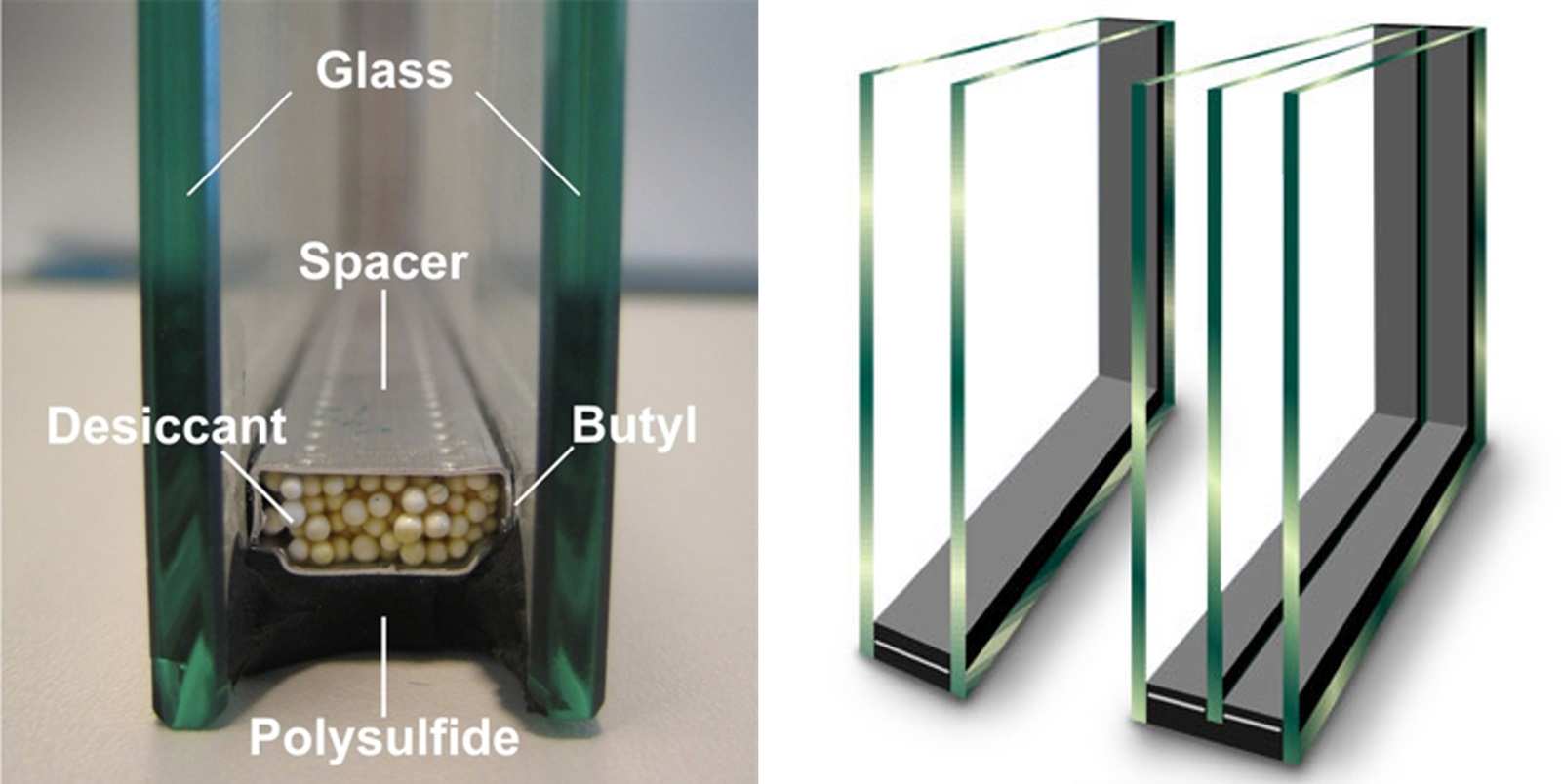 Kính cách nhiệt sử dụng các loại khí chuyên dụng giữa hai tấm kính