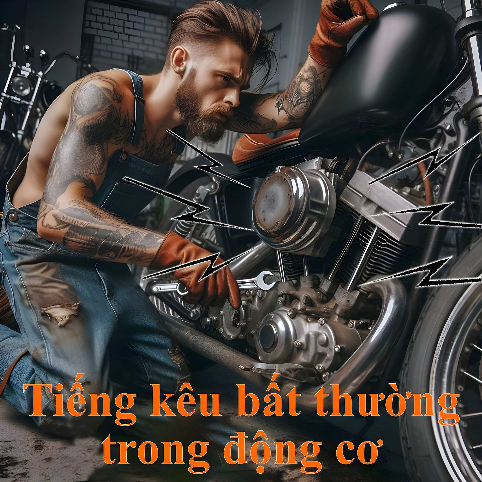 Động cơ xe máy có tiếng kêu bất thường, nguyên nhân, phương pháp phán đoán và loại trừ - Hùng Lê