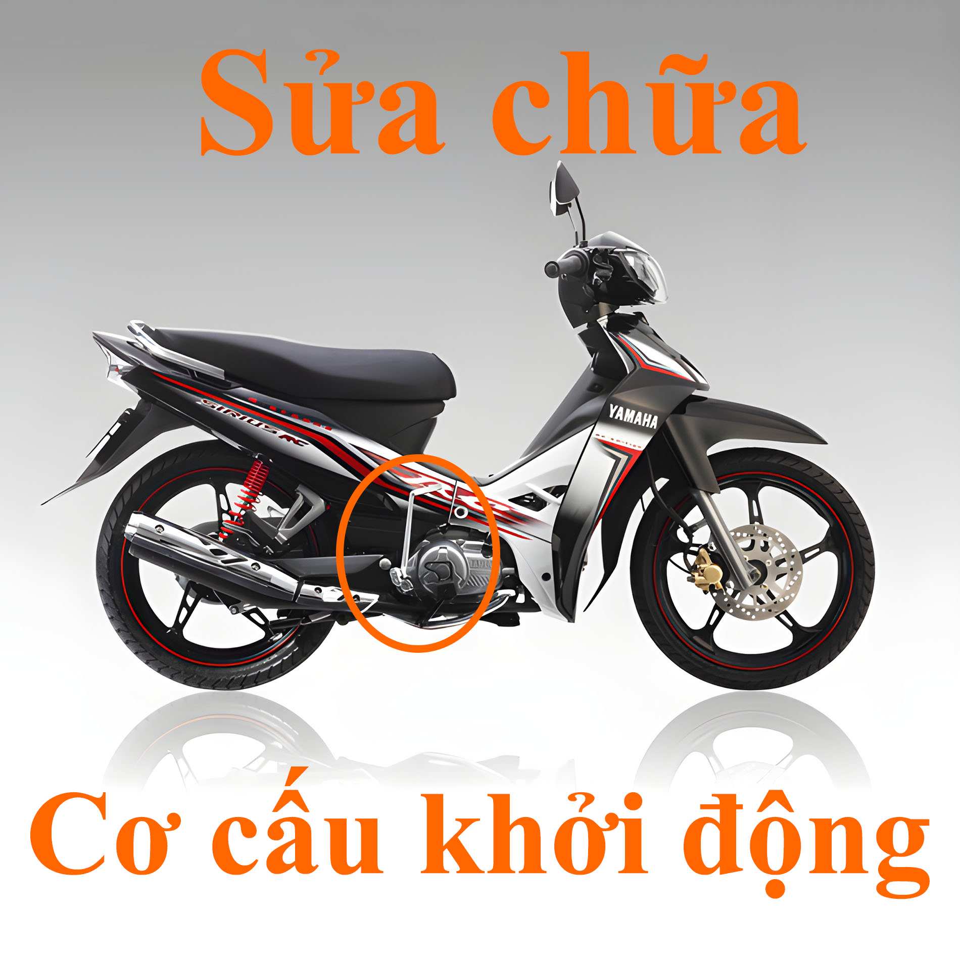 Các bước kiểm tra, sửa chữa cơ cấu khởi động xe máy - Hùng Lê