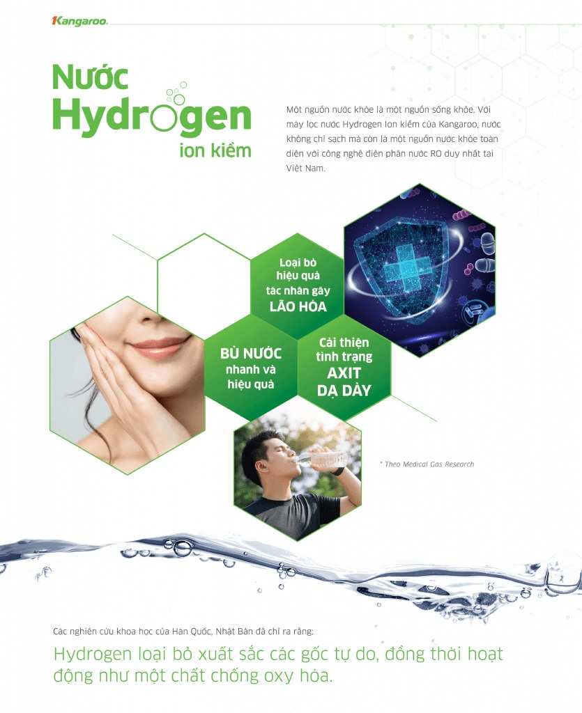 Hydrogen hoạt động như một chất chống oxy hóa