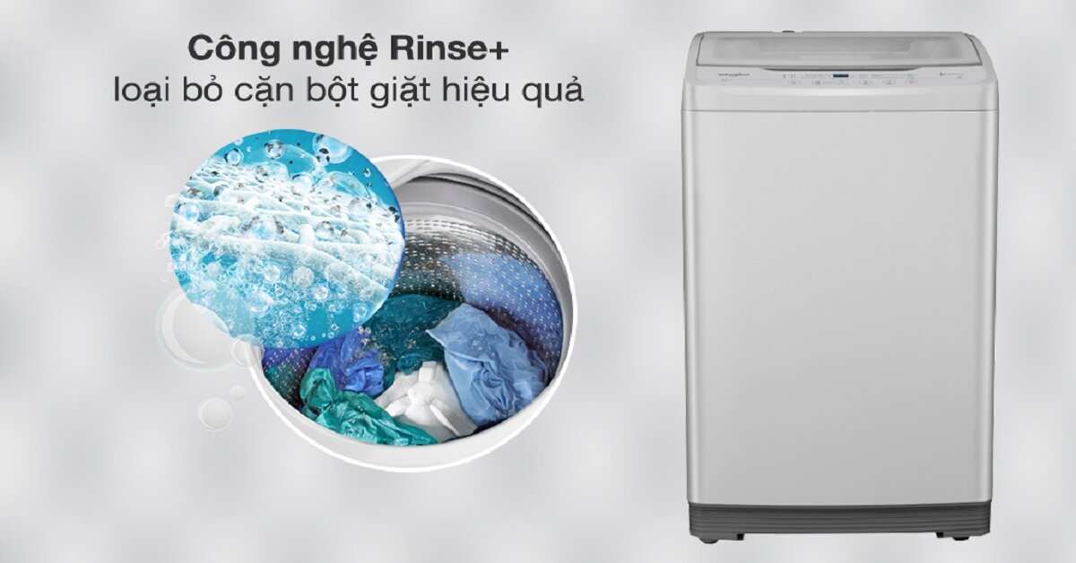 Công nghệ hiện đại của Whirlpool giúp máy giặt nhà bạn loại bỏ được từng cặn bụi