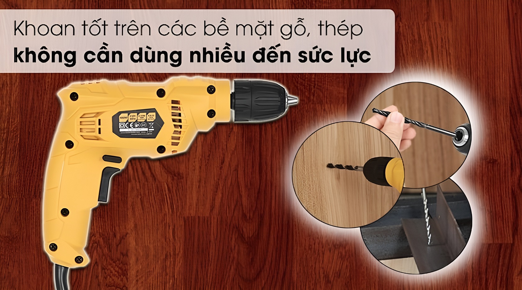 Hoạt động tốt trên các bề mặt