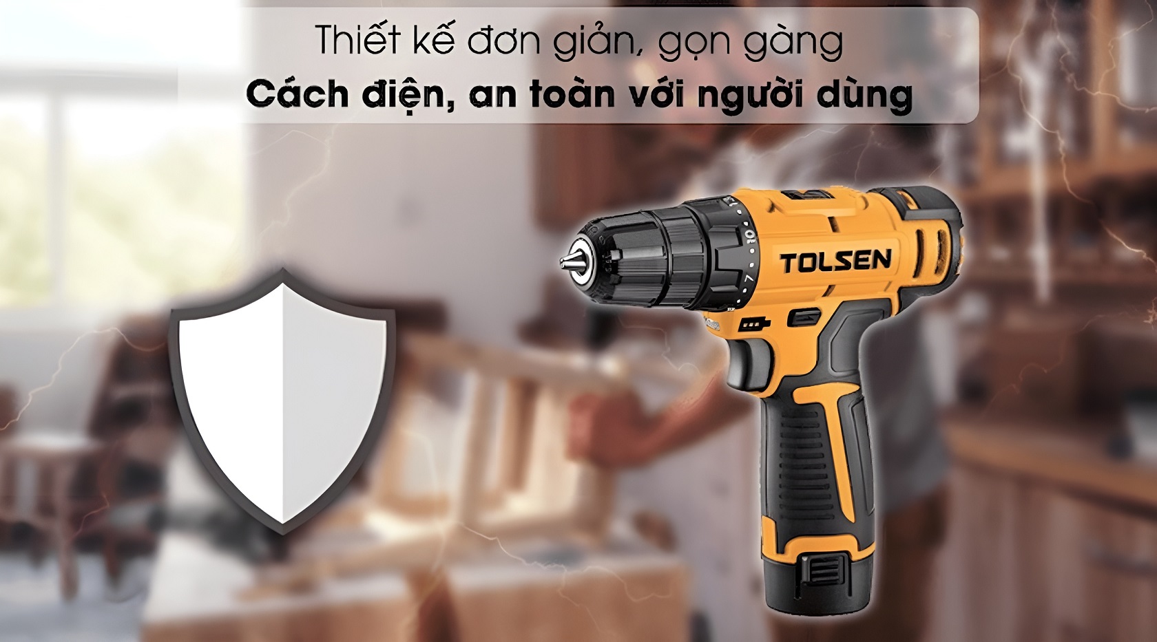 Thiết kế kiểu dáng gọn nhẹ, tiện lợi