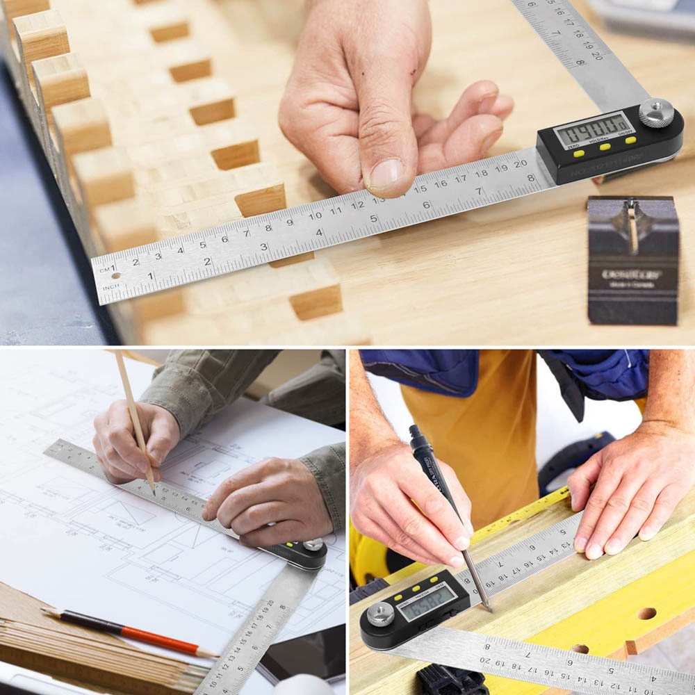 Thước đo góc điện tử là một vật dụng quen thuộc với những người thợ thiết kế