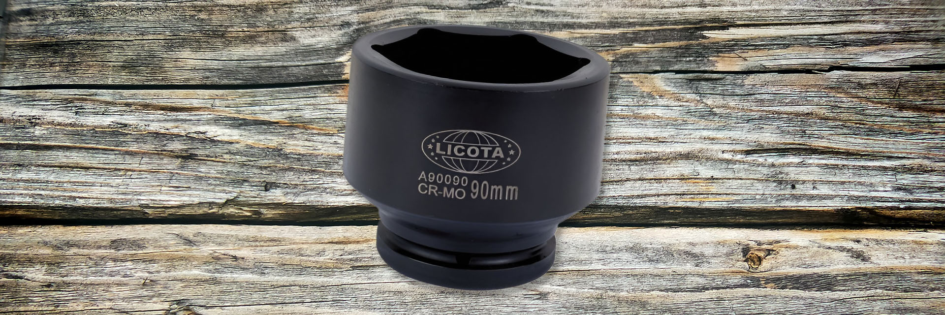 Licota impact socket - A90 - Khẩu 1½ lục giác cho súng bắn ốc
