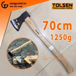 Búa rìu cán gỗ 1250g 700mm TOLSEN 25256