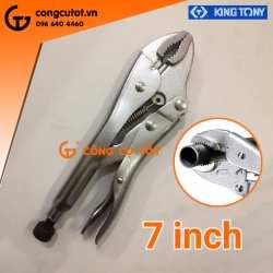 Kìm bấm chết và cắt 7inch mỏ cong Kingtony 6011-07R bằng thép CrMo