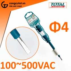 Tô vít thử điện mũi dẹp ⌀4 Total THT291908