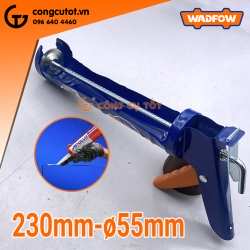 Súng máng bắn keo silicon 230mm Ø55mm Wadfow WCG1309